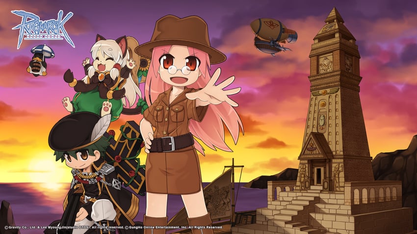 summoner, rebellion, galapago, and explorer (ragnarok online) drawn by yuichirou