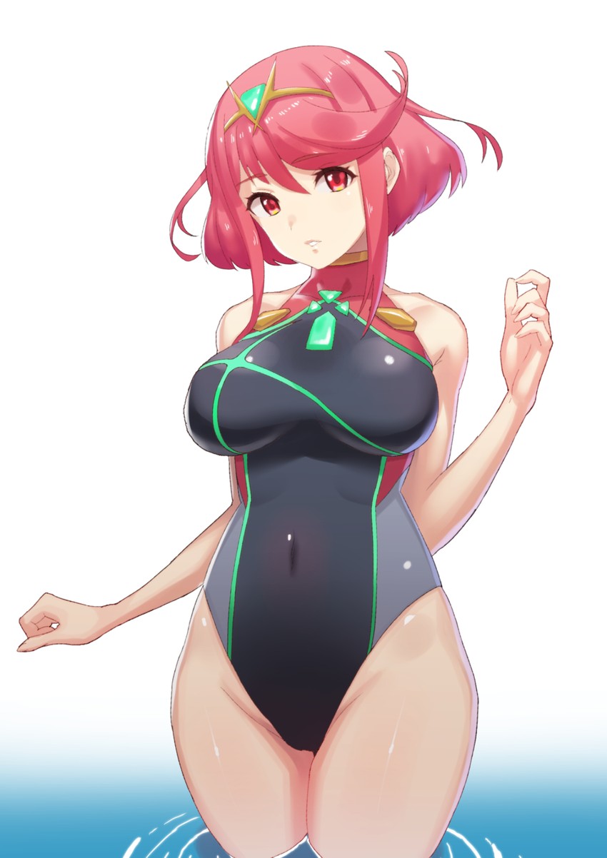 pyra (xenoblade chronicles and 1 more) drawn by green322