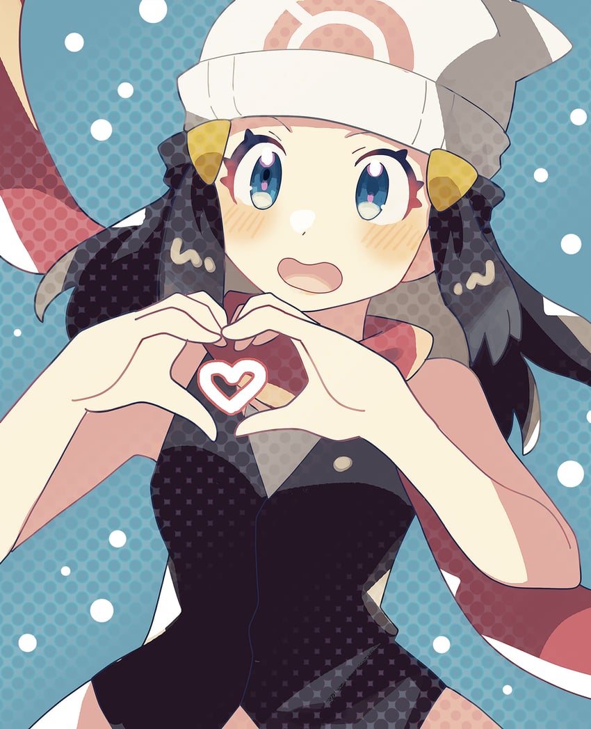 dawn (pokemon and 1 more) drawn by anidler91