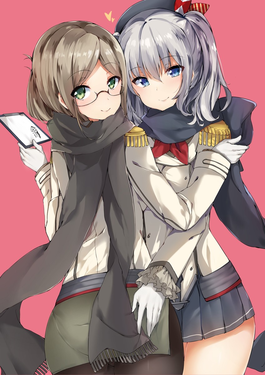kashima and katori (kantai collection) drawn by ryuuji_teitoku
