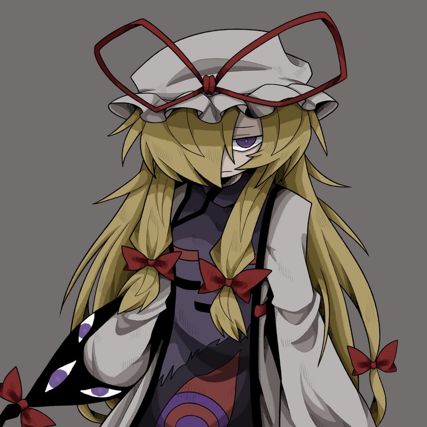 yakumo yukari (touhou and 1 more) drawn by zunusama