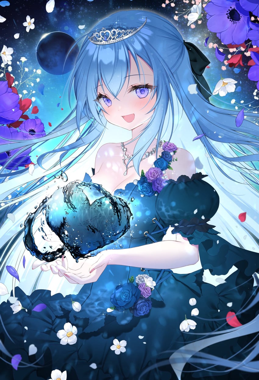 emori miku (liver city) drawn by yoruhoshi_owl