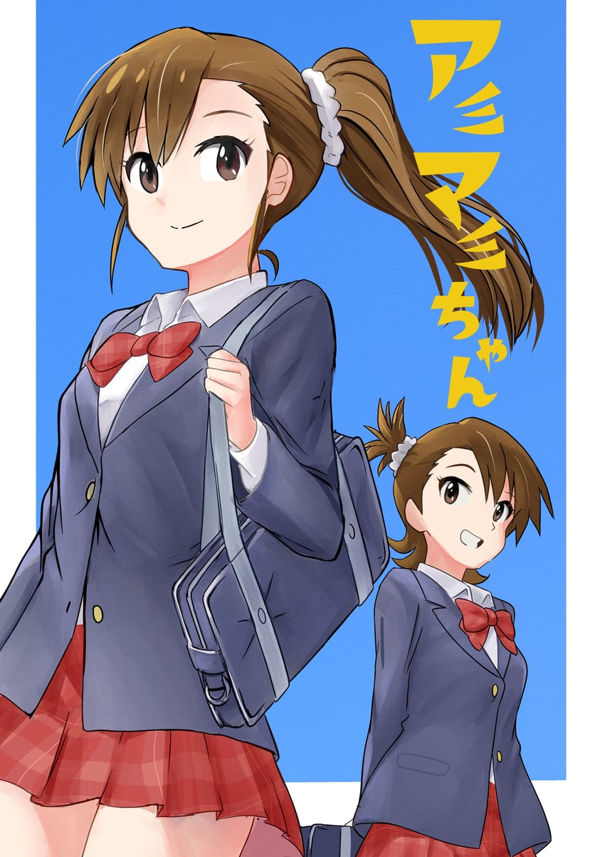 futami mami and futami ami (idolmaster and 2 more) drawn by noborinosato