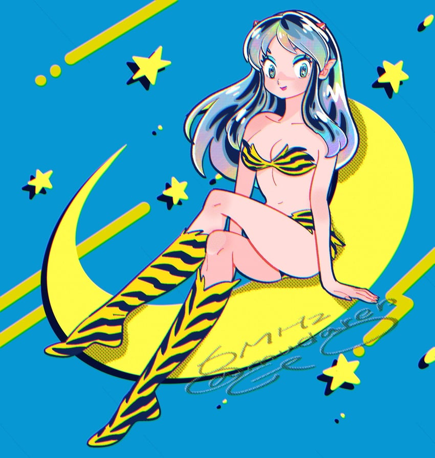 lum (urusei yatsura) drawn by muda_rengou_to_ziggy_stardust