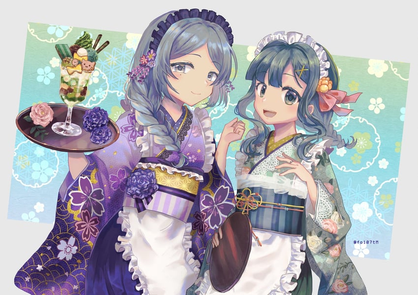 futaba sana and toki sunao (mahou shoujo madoka magica and 1 more) drawn by totte