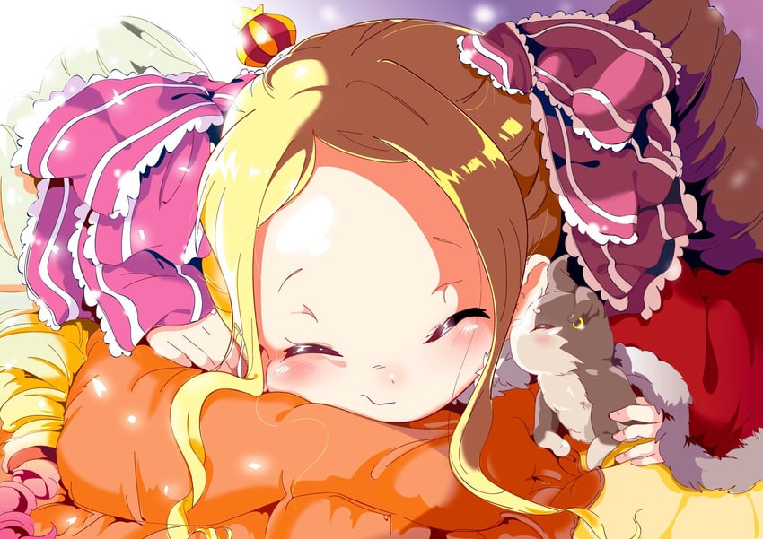 beatrice and puck (re:zero kara hajimeru isekai seikatsu) drawn by aloe_(kenkou3733)