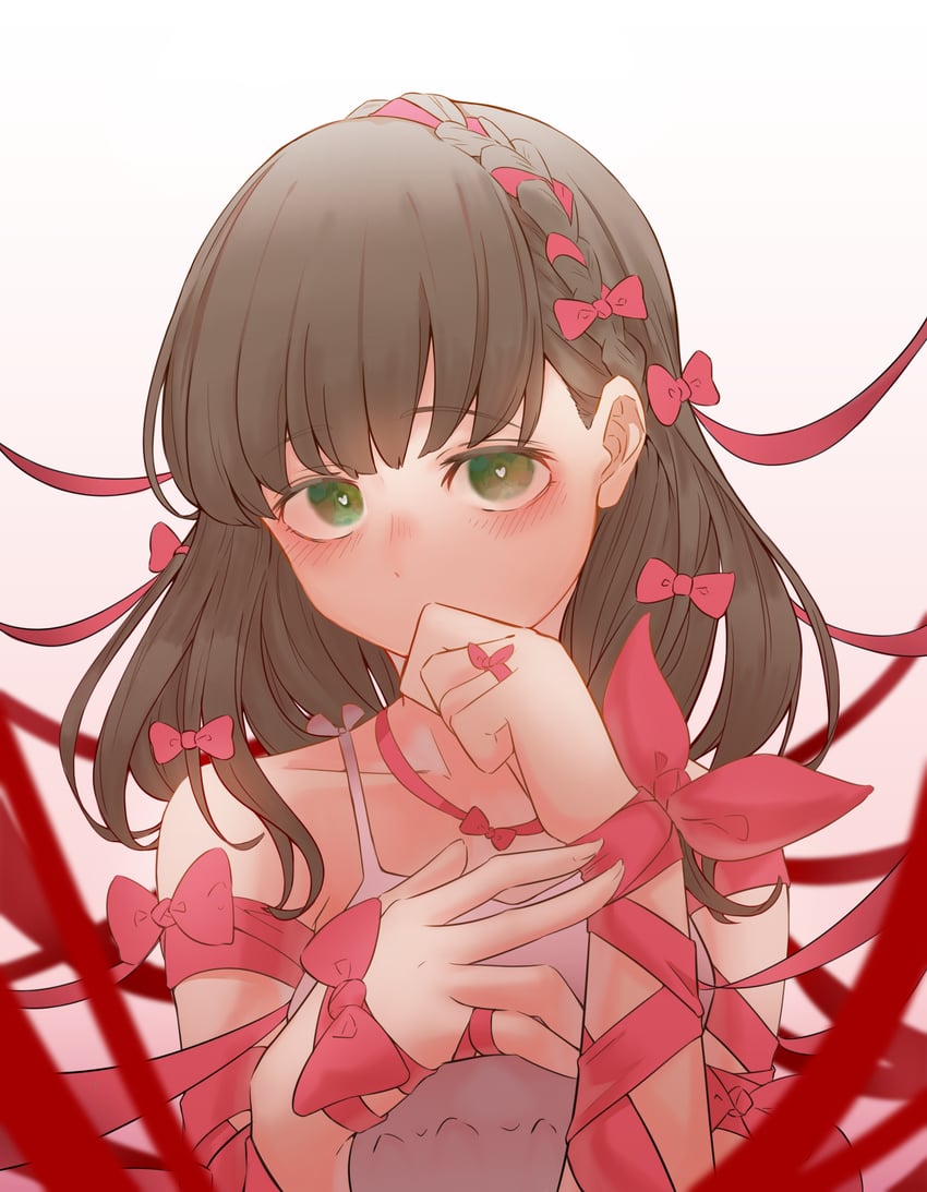 sakuma mayu (idolmaster and 1 more) drawn by enushi