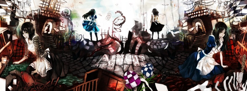 alice liddell (american mcgee's alice and 1 more) drawn by apt