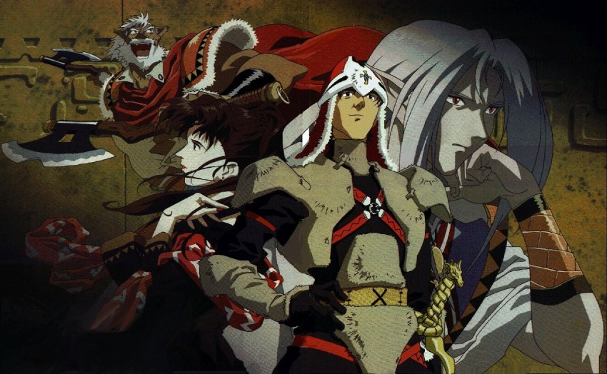 ghaleon, mel de alkirk, lemia ausa, and dragonmaster dyne (lunar and 2 more)