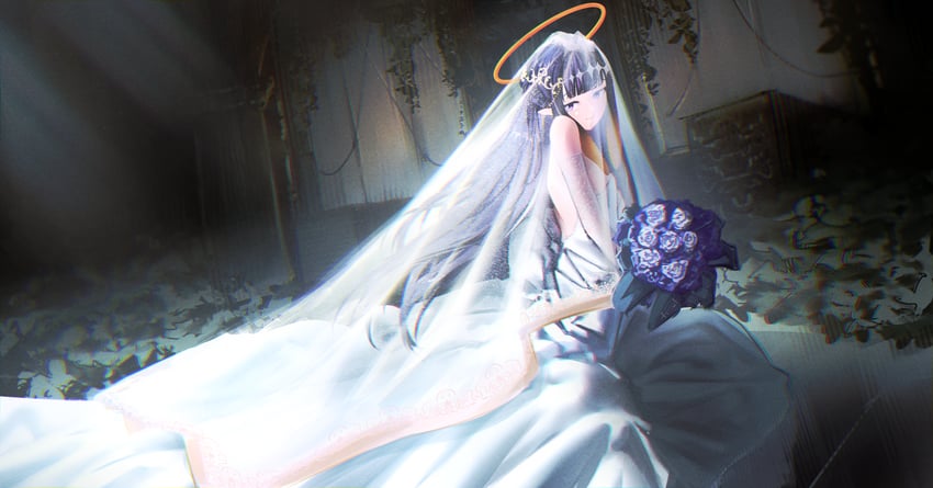 ninomae ina'nis (hololive and 1 more) drawn by floomf