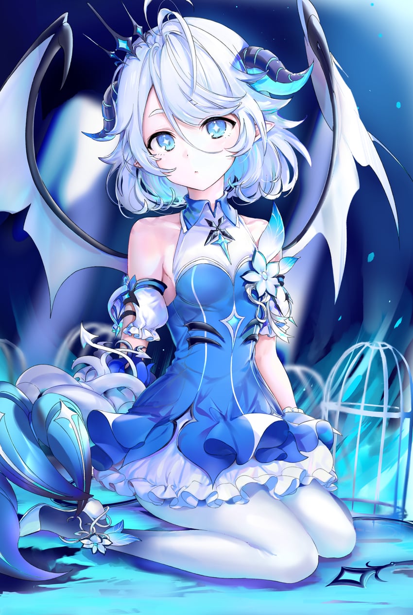 luciela r. sourcream and emptiness (elsword) drawn by tanjel
