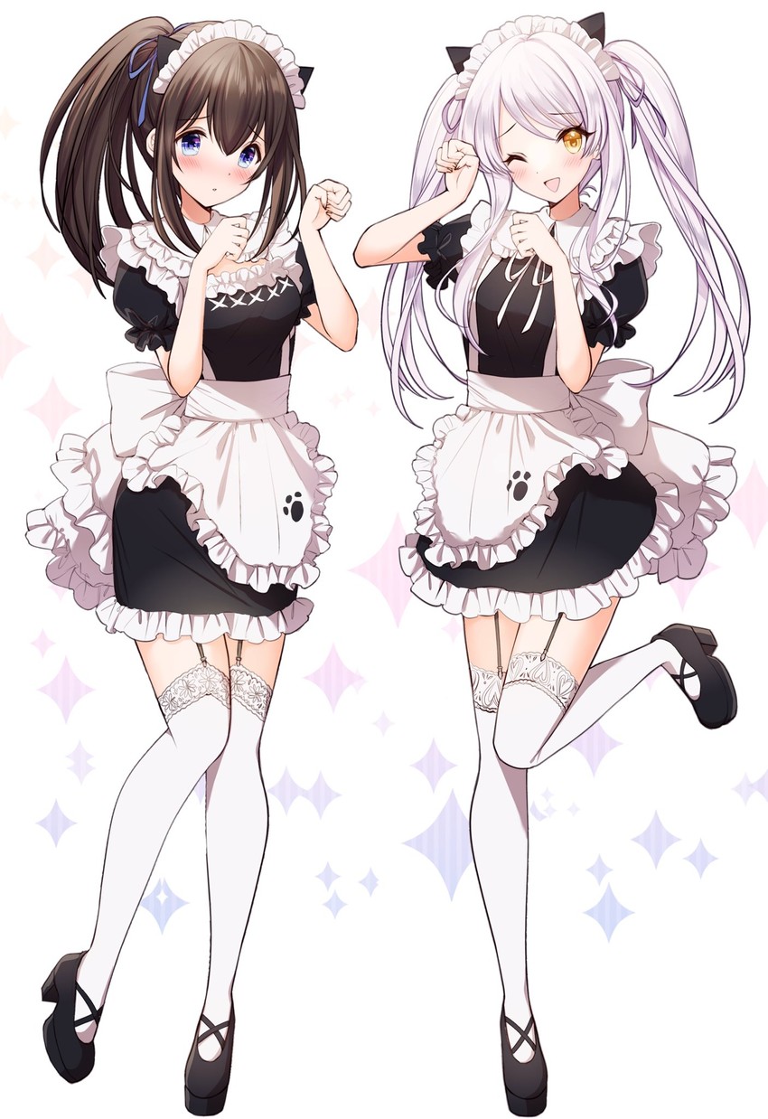 sagisawa fumika and eve santaclaus (idolmaster and 1 more) drawn by neru5