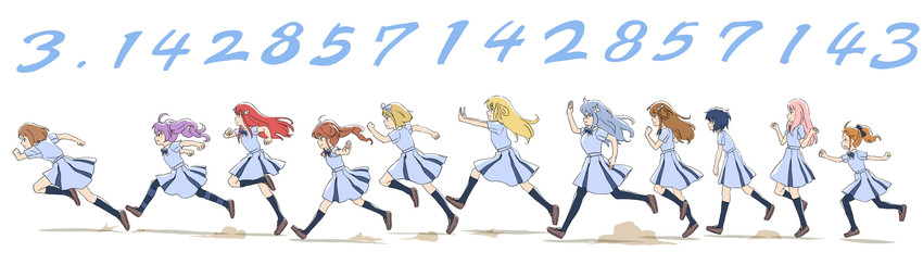 takigawa miu, maruyama akane, saito nicole, fujima sakura, sato reika, and 6 more (22/7) drawn by pizza_man