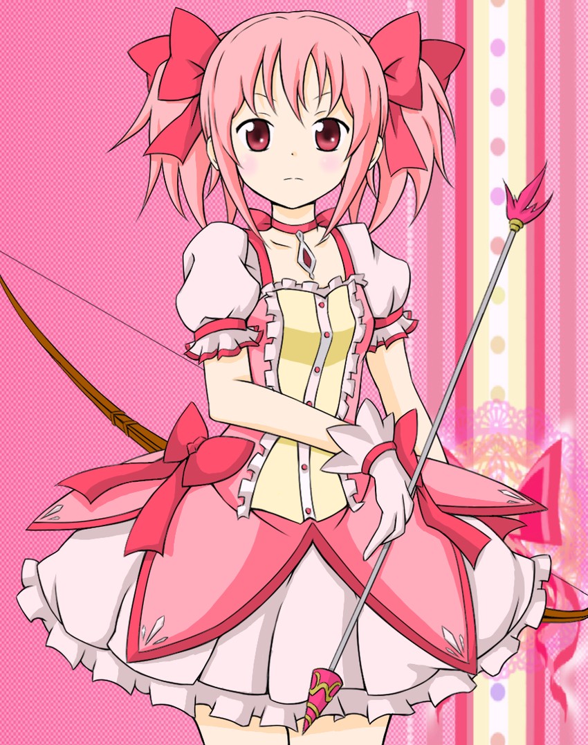 kaname madoka (mahou shoujo madoka magica) drawn by eto_(mokohituji)