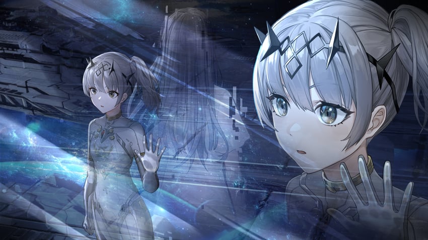 nanami and nanami: starfarer (punishing: gray raven) drawn by wu_lun_wujin