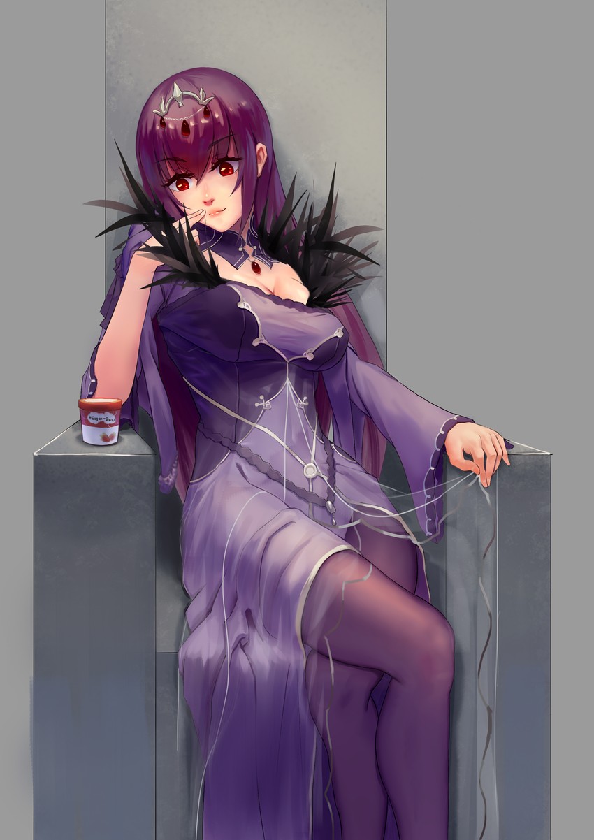scathach and scathach skadi (fate and 1 more) drawn by vivi
