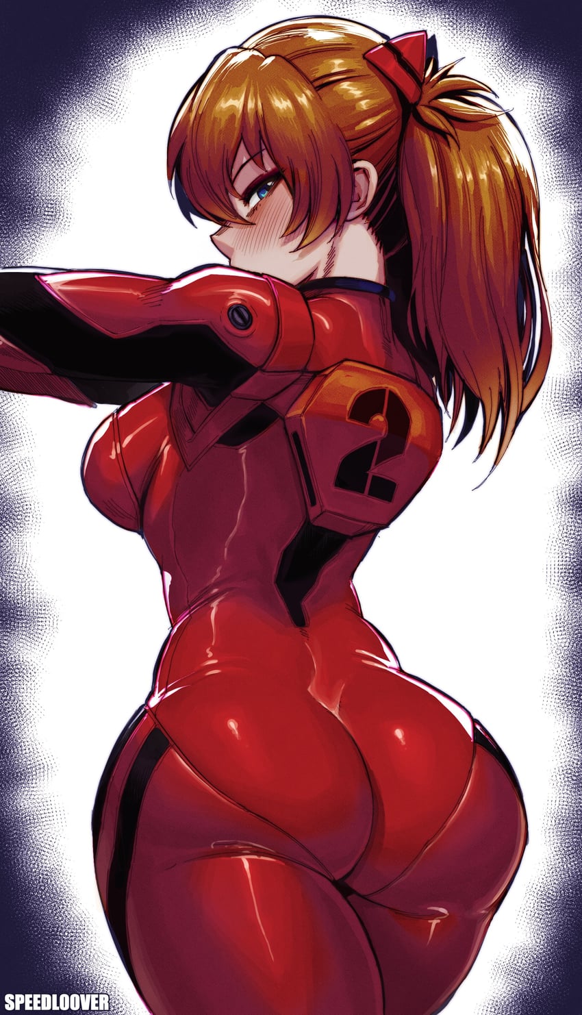 souryuu asuka langley (neon genesis evangelion) drawn by ferrousred and speedl00ver