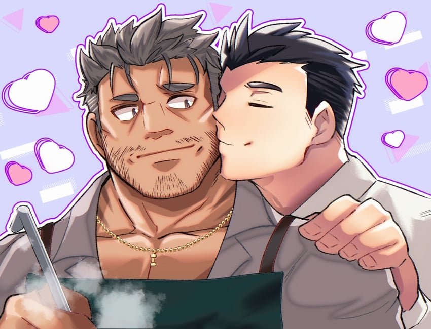 protagonist 3 and dagon (tokyo afterschool summoners) drawn by ramusyutarou