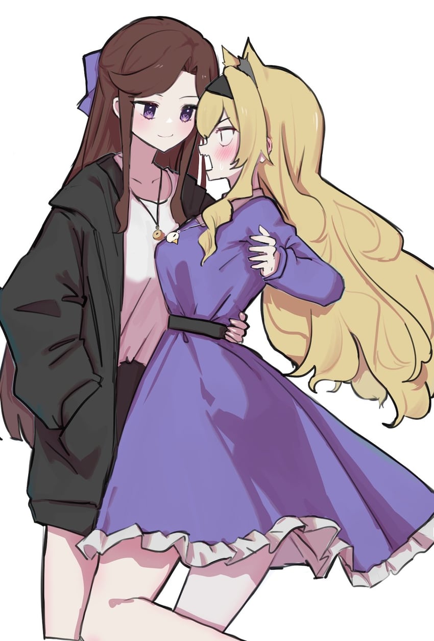 saijou claudine and tendou maya (shoujo kageki revue starlight) drawn by honnireee