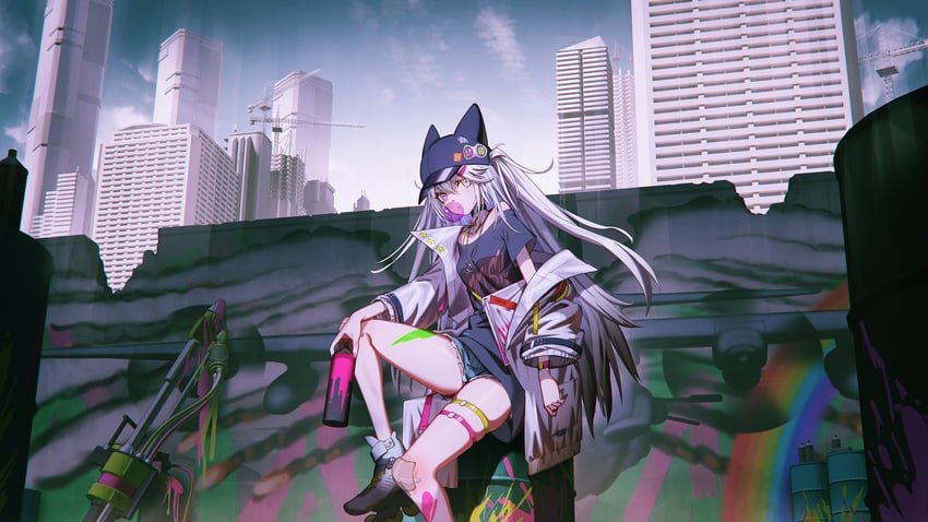 banxsy (girls' frontline and 1 more) drawn by hironii_(hironi3)