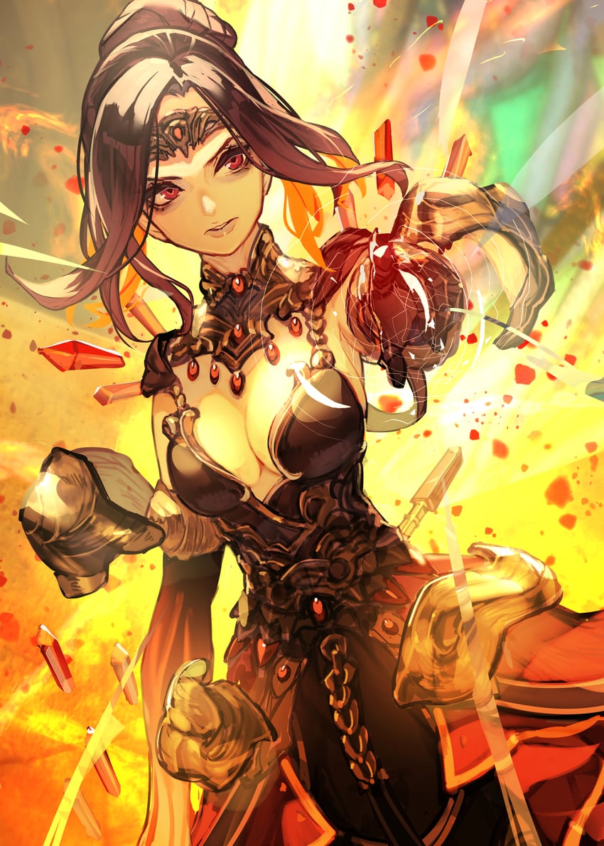 pact commander (guild wars and 1 more) drawn by hide_(hideout)