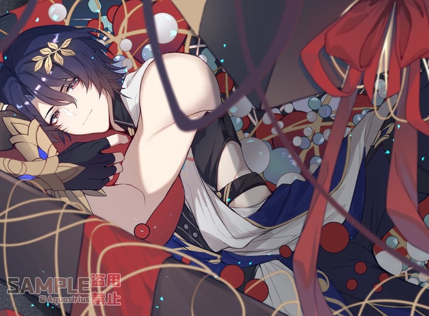 dr. ratio (honkai and 1 more) drawn by aqueasirius