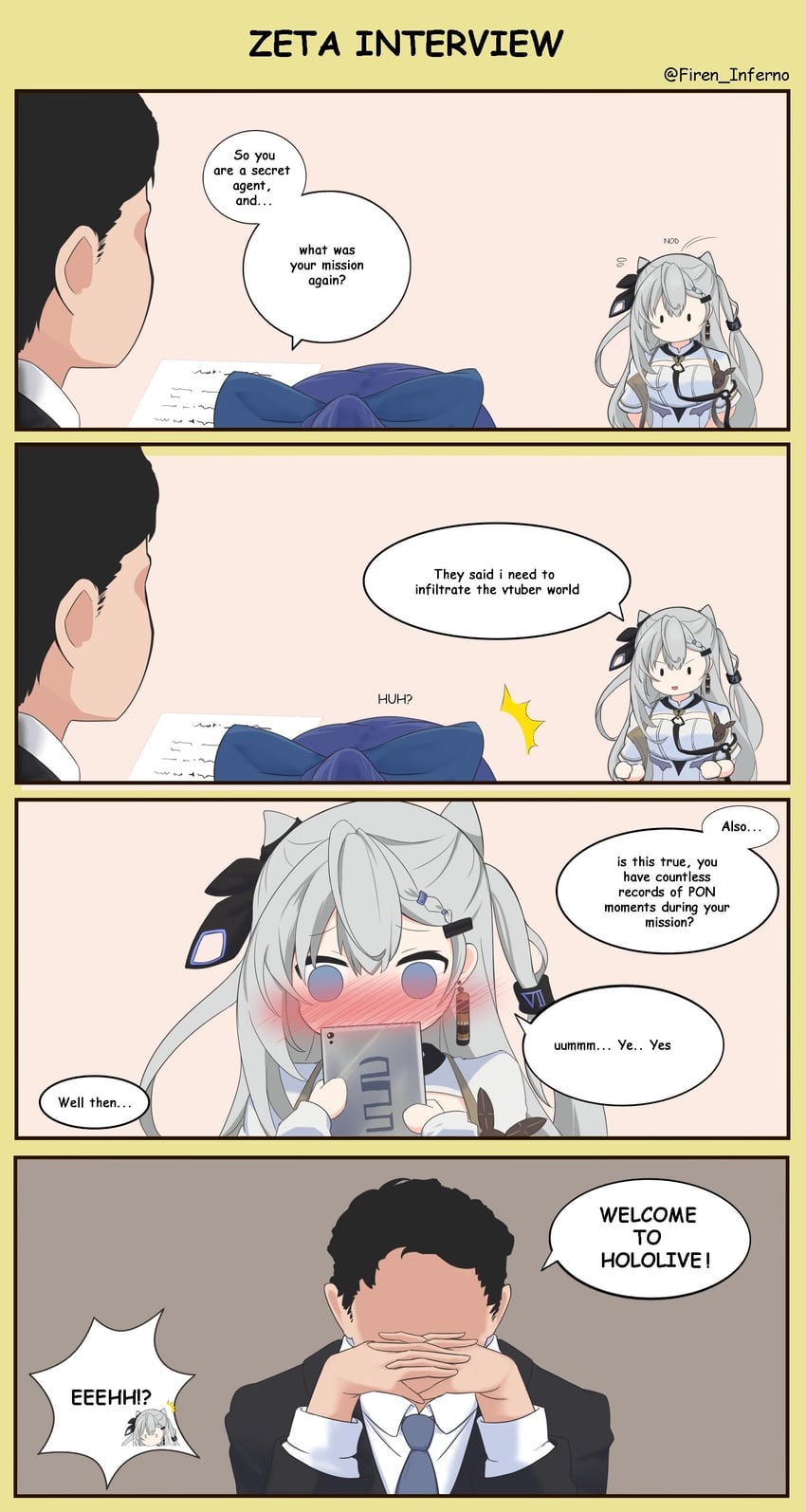 a-chan, vestia zeta, and yagoo (hololive and 1 more) drawn by firen_inferno