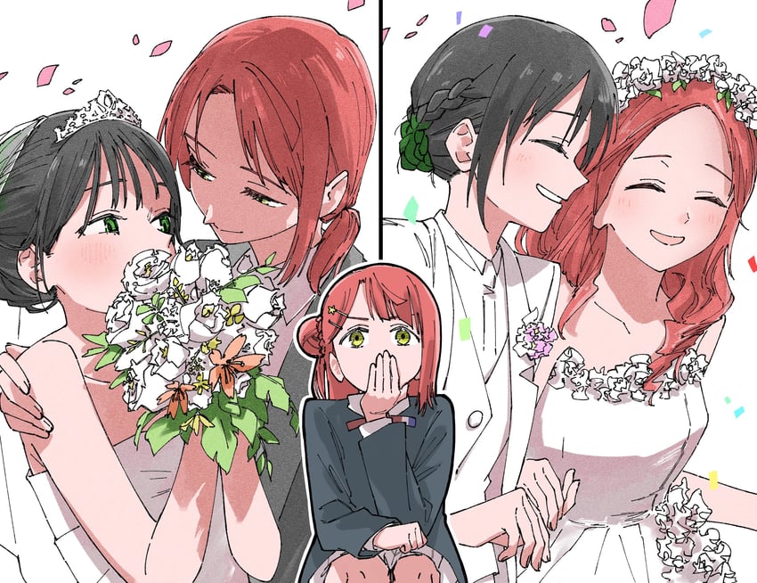 uehara ayumu and takasaki yu (love live! and 1 more) drawn by haruruhaharur