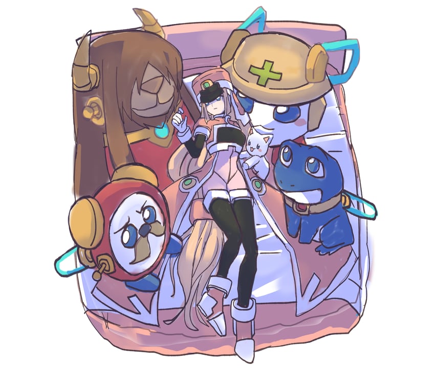 x and prairie (mega man and 1 more) drawn by raica_(khongbautroi)