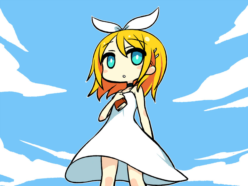 kagamine rin (vocaloid and 2 more) drawn by chan_co