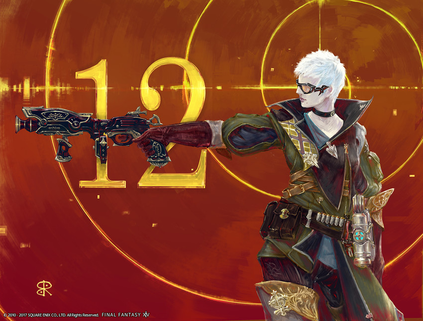 warrior of light and machinist (final fantasy and 1 more)