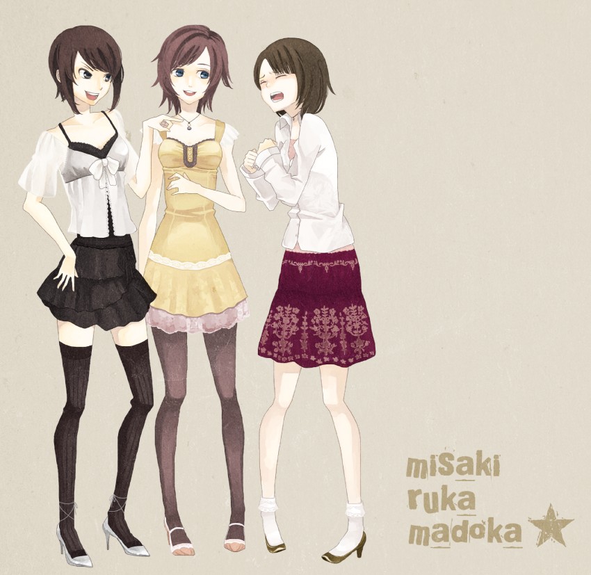 asou misaki, minazuki ruka, and tsukimori madoka (fatal frame and 1 more) drawn by bunkoro