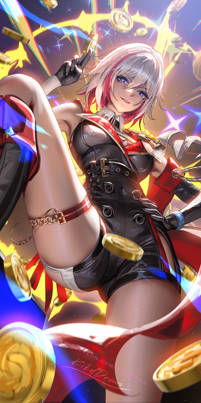 topaz (honkai and 1 more) drawn by liang_xing
