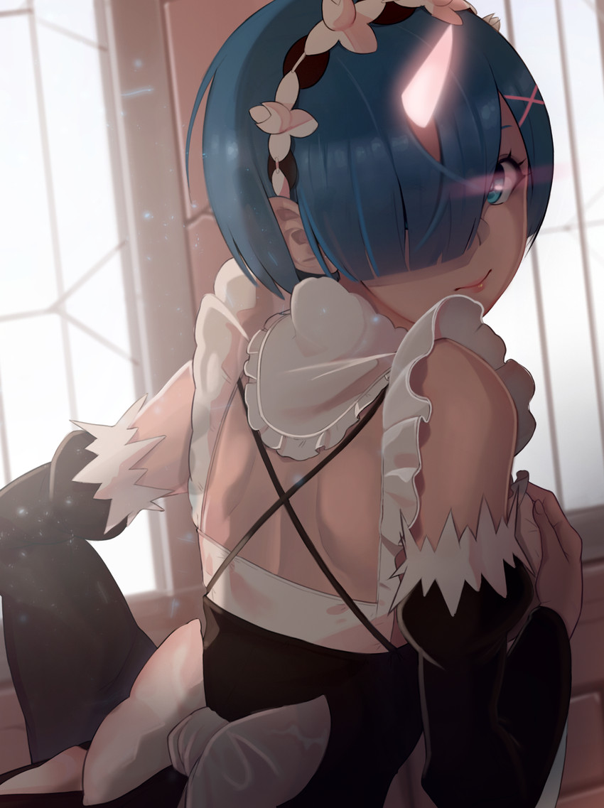 rem (re:zero kara hajimeru isekai seikatsu) drawn by yeedee