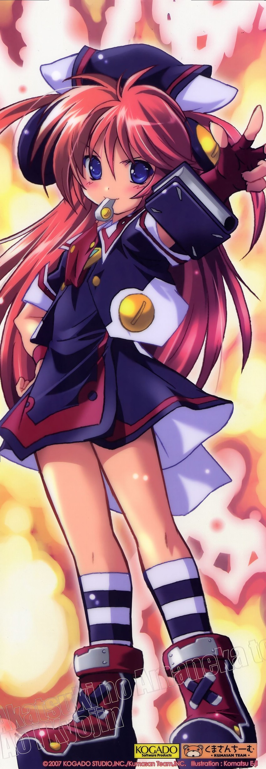 amaneka machbuster (akatsuki no amaneka to aoi kyojin) drawn by komatsu_eiji