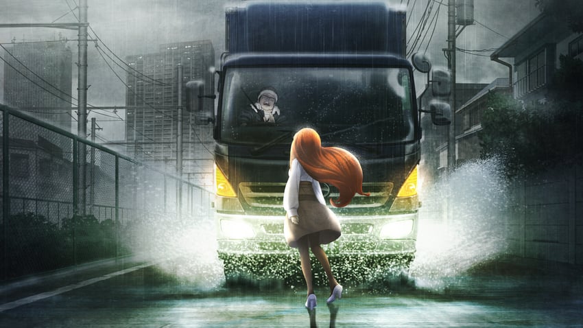 shiina kagari (steins;gate and 1 more) drawn by huke