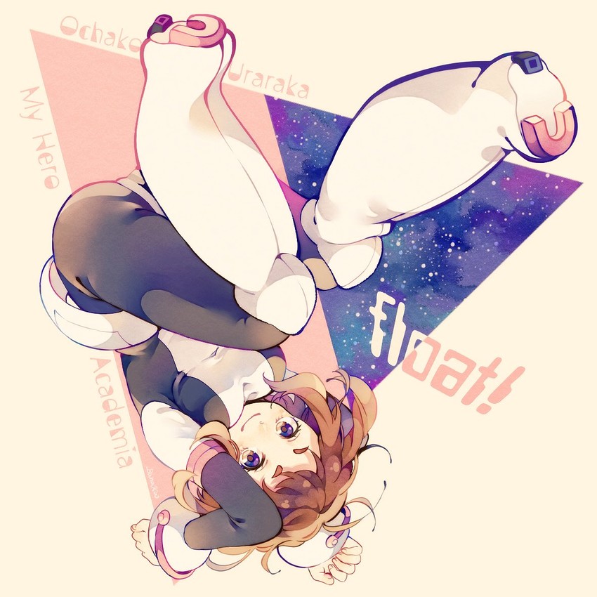 uraraka ochaco (boku no hero academia) drawn by amagi_hana