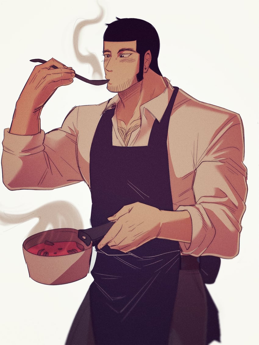 tanigaki genjirou (golden kamuy) drawn by kon_likes_corn