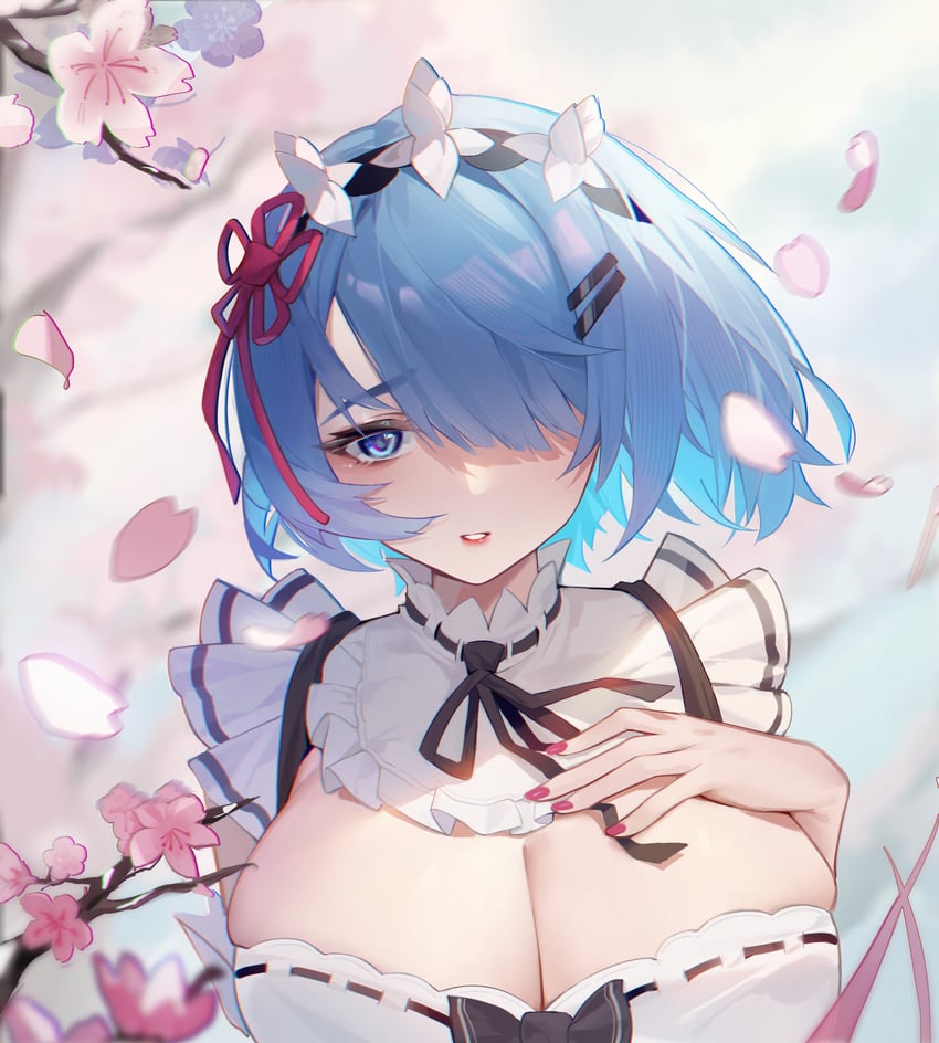 rem (re:zero kara hajimeru isekai seikatsu) drawn by xiancaijiguzhou