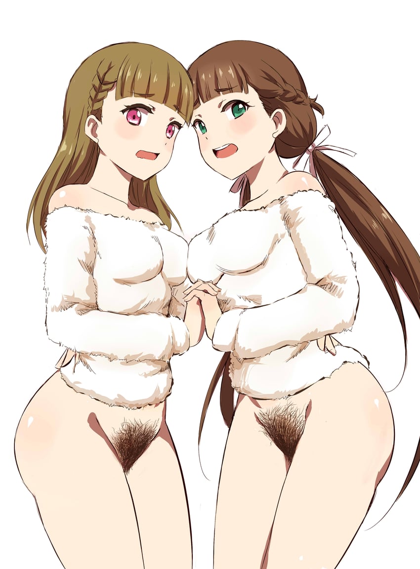 kachimachi kosuzu and sakurakoji kinako (love live! and 2 more) drawn by box_wonderland