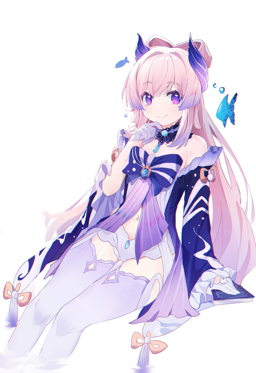 sangonomiya kokomi (genshin impact) drawn by coria