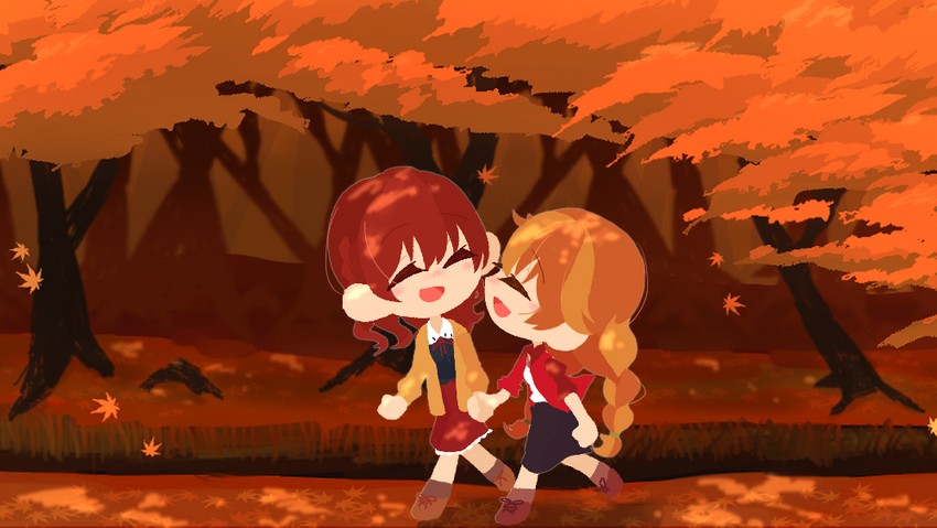 emma verde and konoe kanata (love live! and 1 more) drawn by cocomage