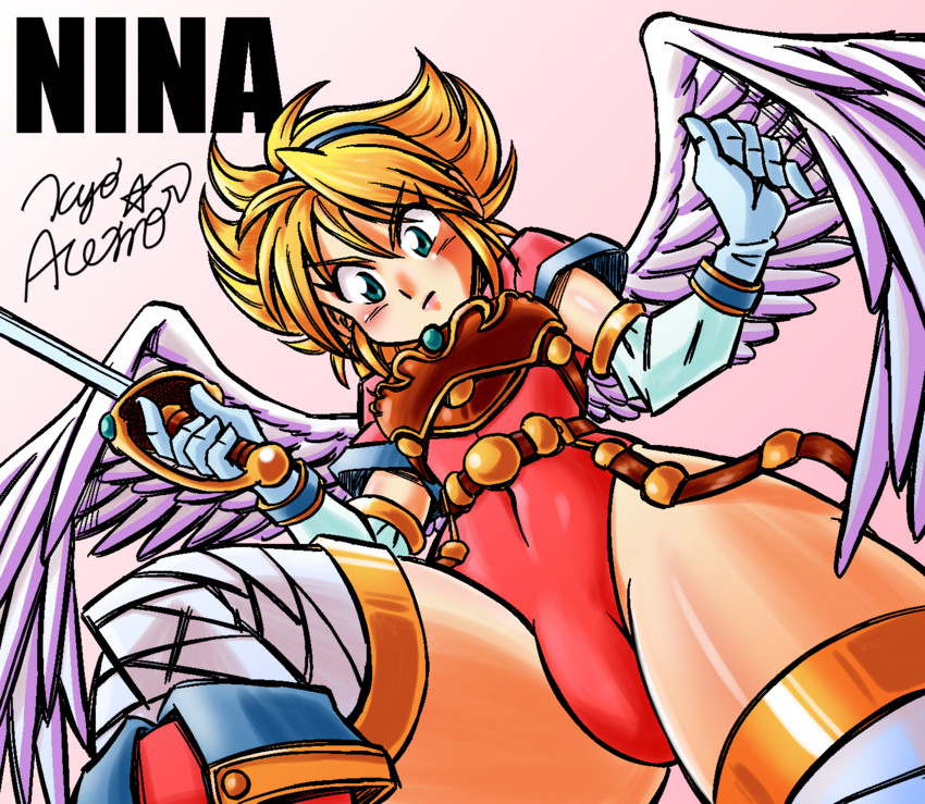nina (breath of fire and 1 more) drawn by gengoro_akemori