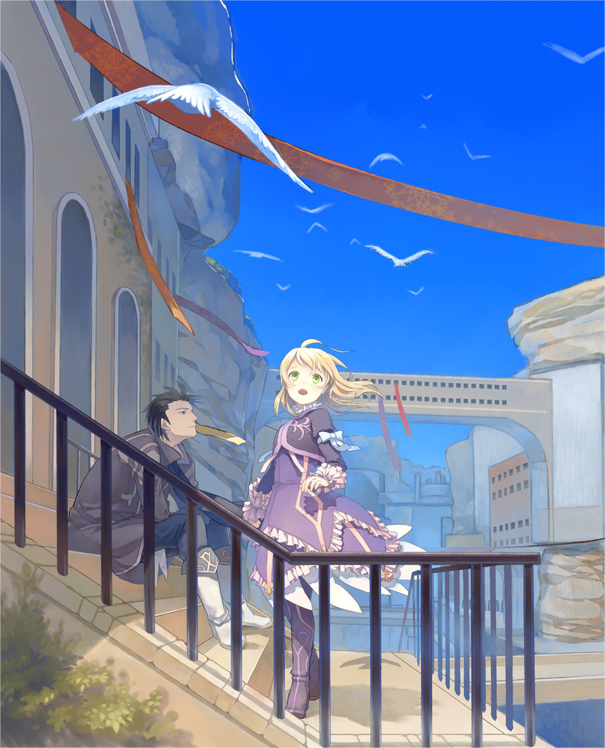 alvin and elize lutus (tales of and 1 more) drawn by sarai