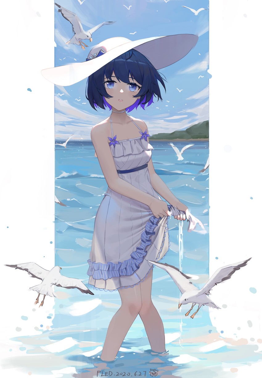 seele vollerei (honkai and 1 more) drawn by fled