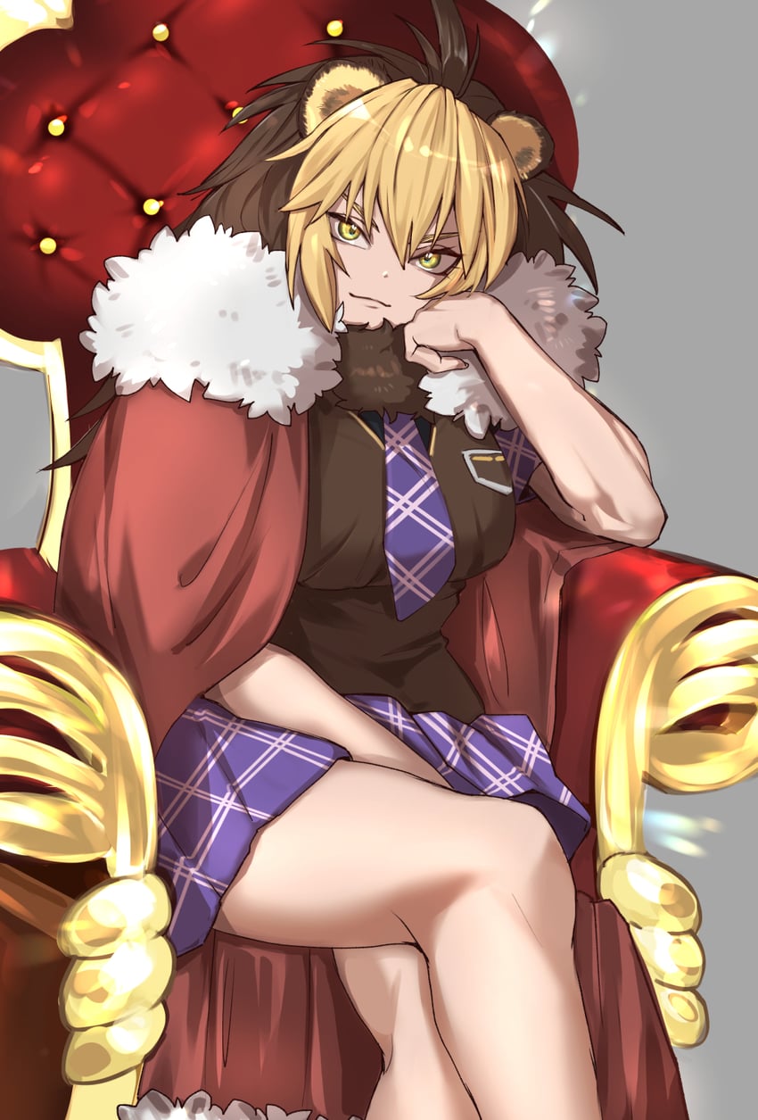barbary lion (kemono friends and 1 more) drawn by a888_n22