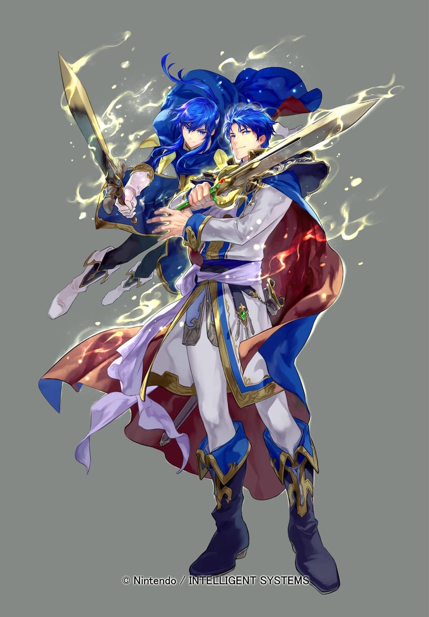 seliph and sigurd (fire emblem and 2 more) drawn by suzuki_rika