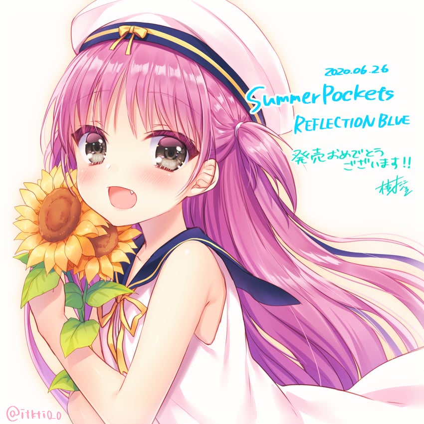 katou umi (summer pockets) drawn by itsuki_jun