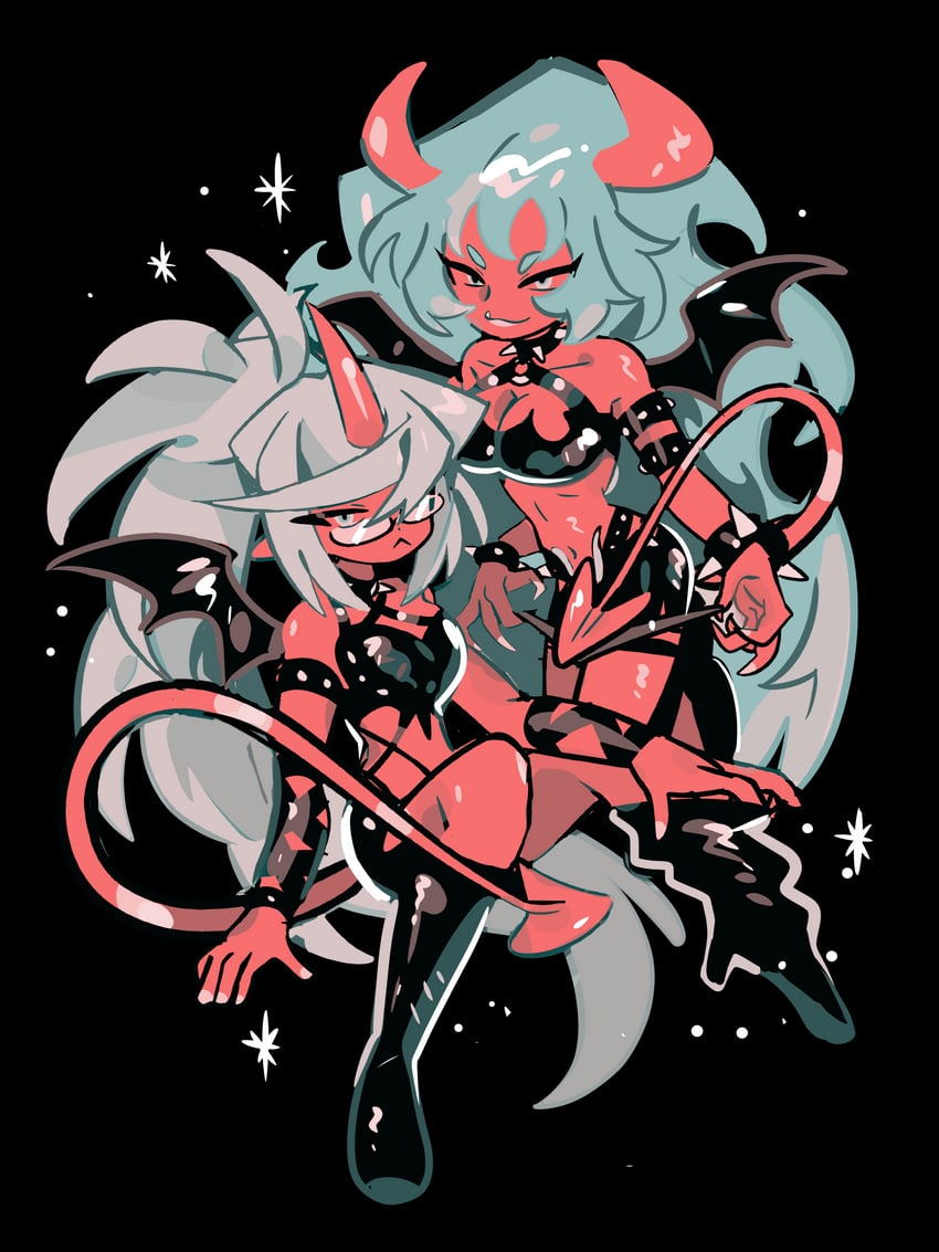 kneesocks and scanty (panty & stocking with garterbelt) drawn by gogeyama