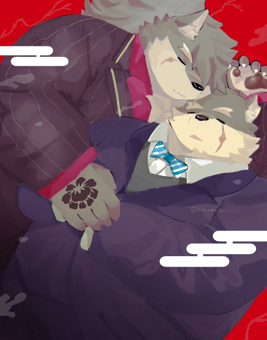 moritaka and shino (tokyo afterschool summoners) drawn by cocoducker